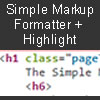 Simple Markup Formatter + Highlight